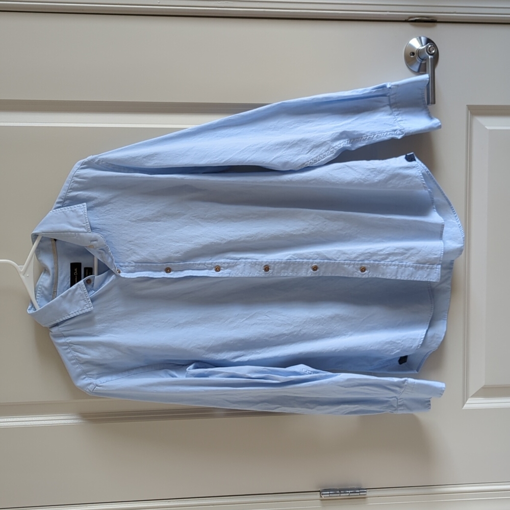 Massimo Dutti Textured Button Down Shirt